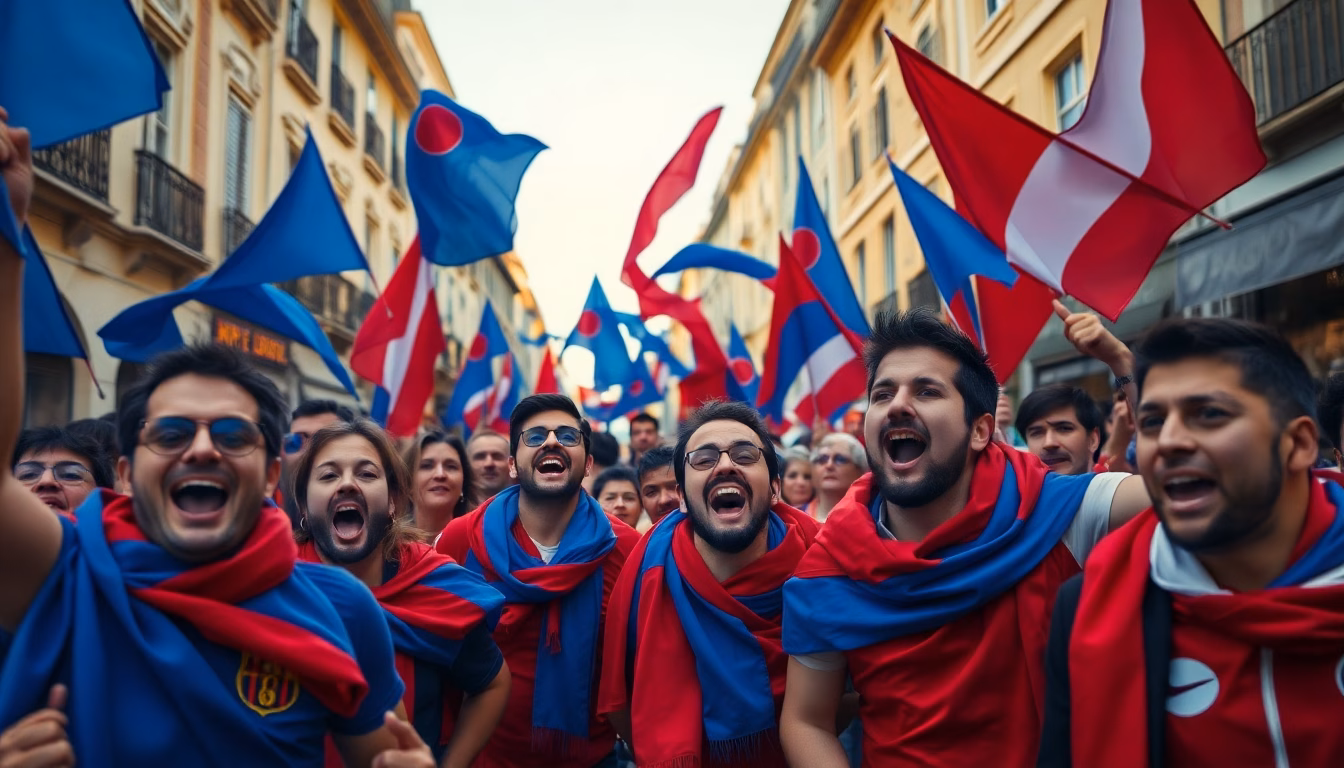 Stade de Nice plein de supporters