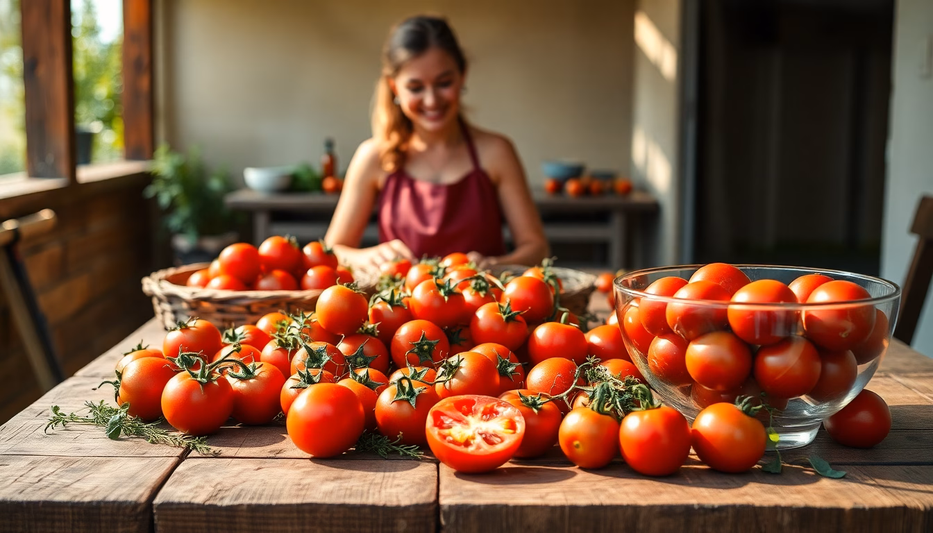 Bocal de tomates séchées au soleil