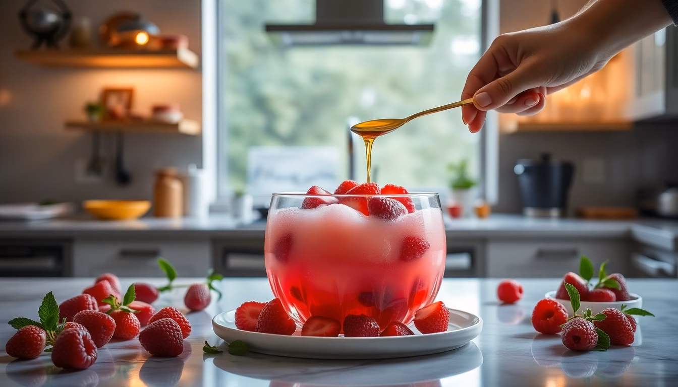 Une coupe de glace maison crémeuse servie dans un joli bol.
