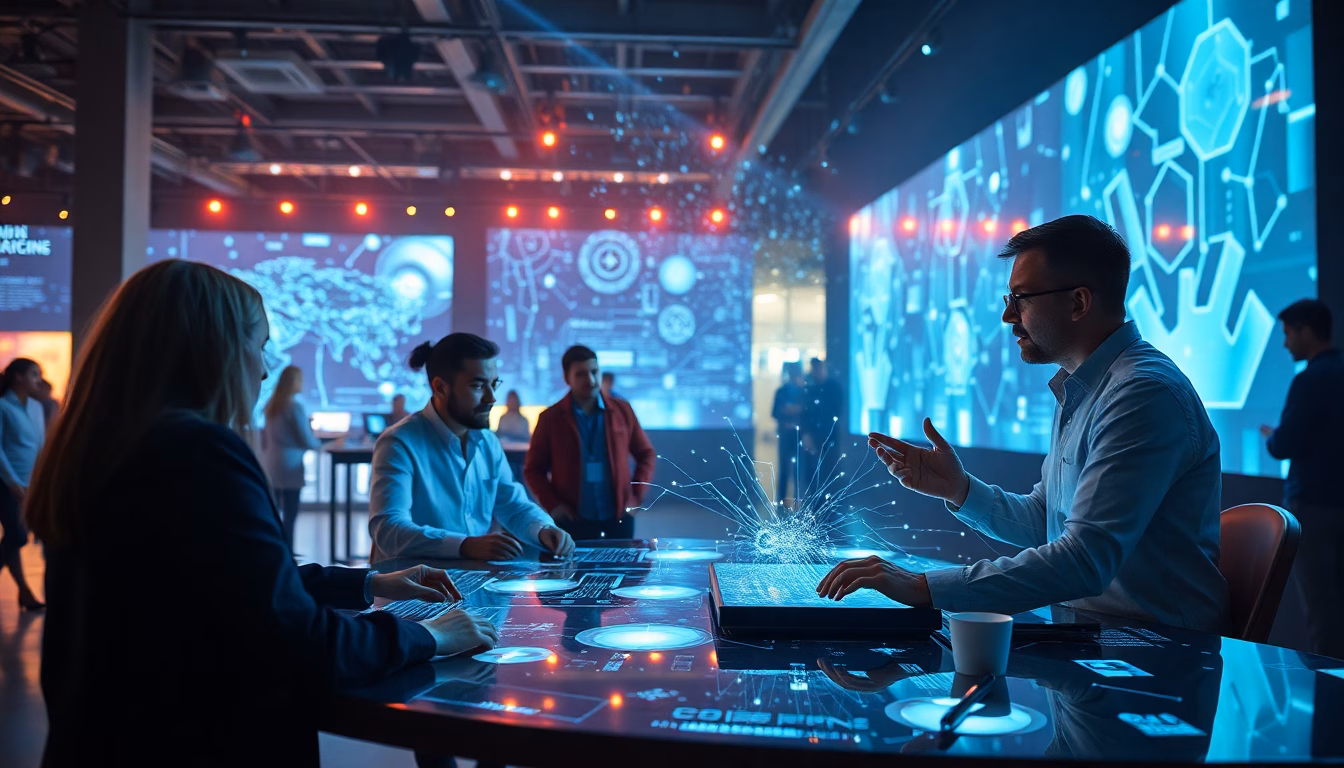futuriste intelligence artificielle circuits