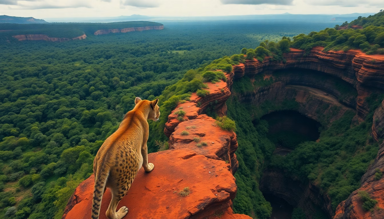 paysage des Tsingy de Madagascar