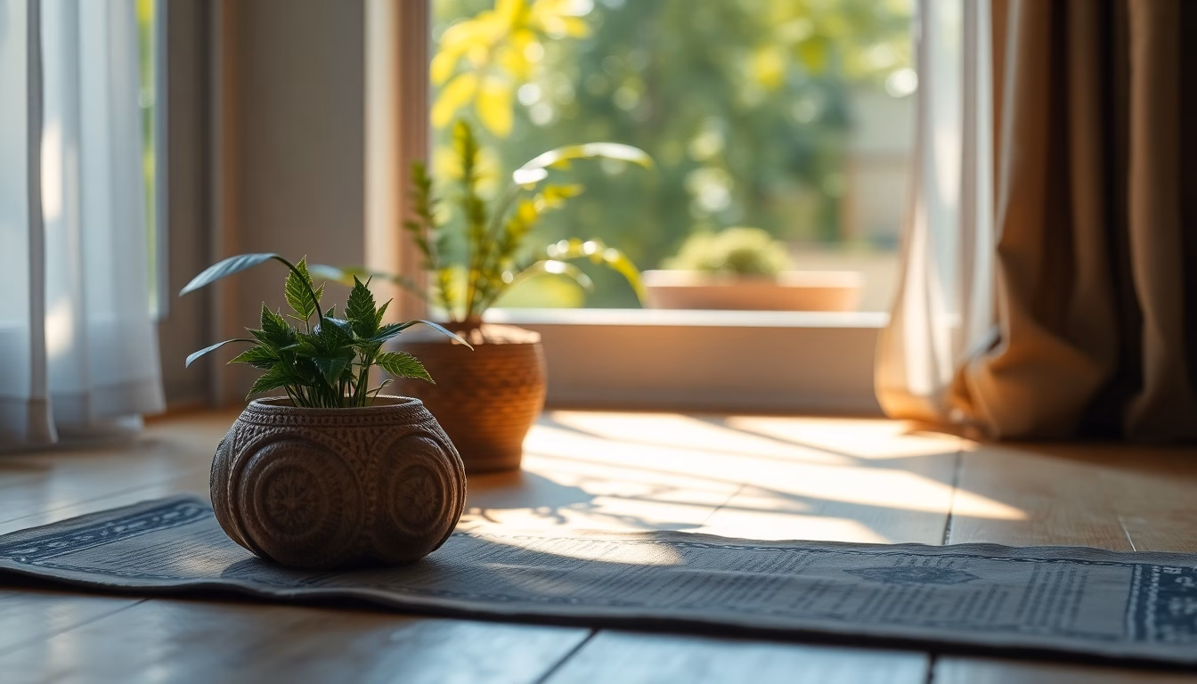 femme en posture de yoga au lever du soleil