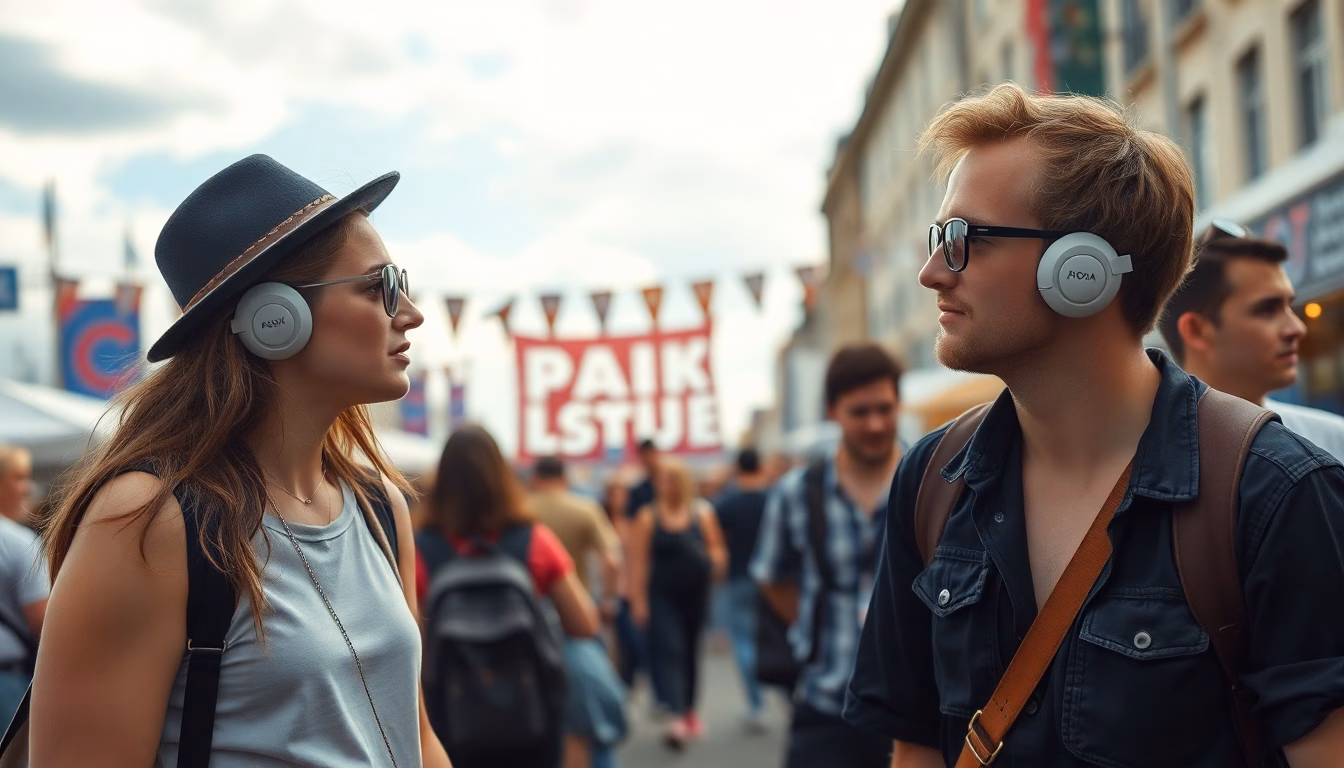 style festivalier aux Vieilles Charrues
