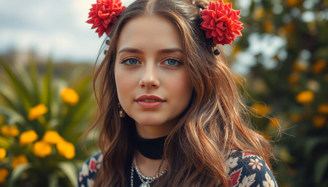 Jeune artiste Lola sur scène