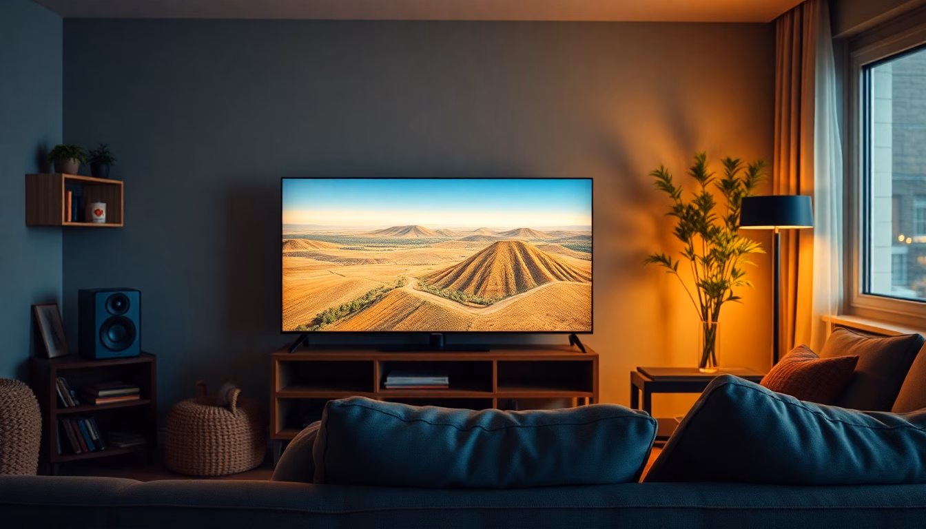 personne utilisant une application de programme TV