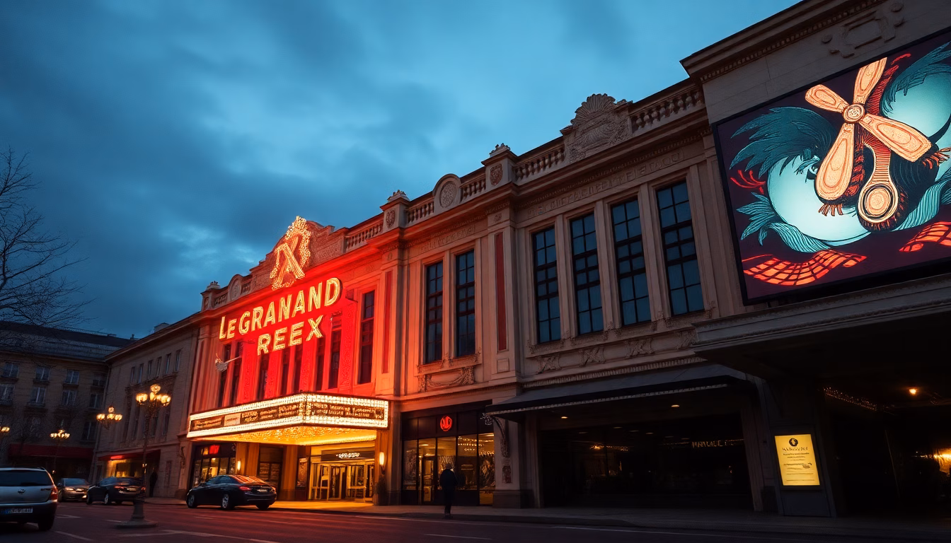 Salle du Grand Rex illuminée