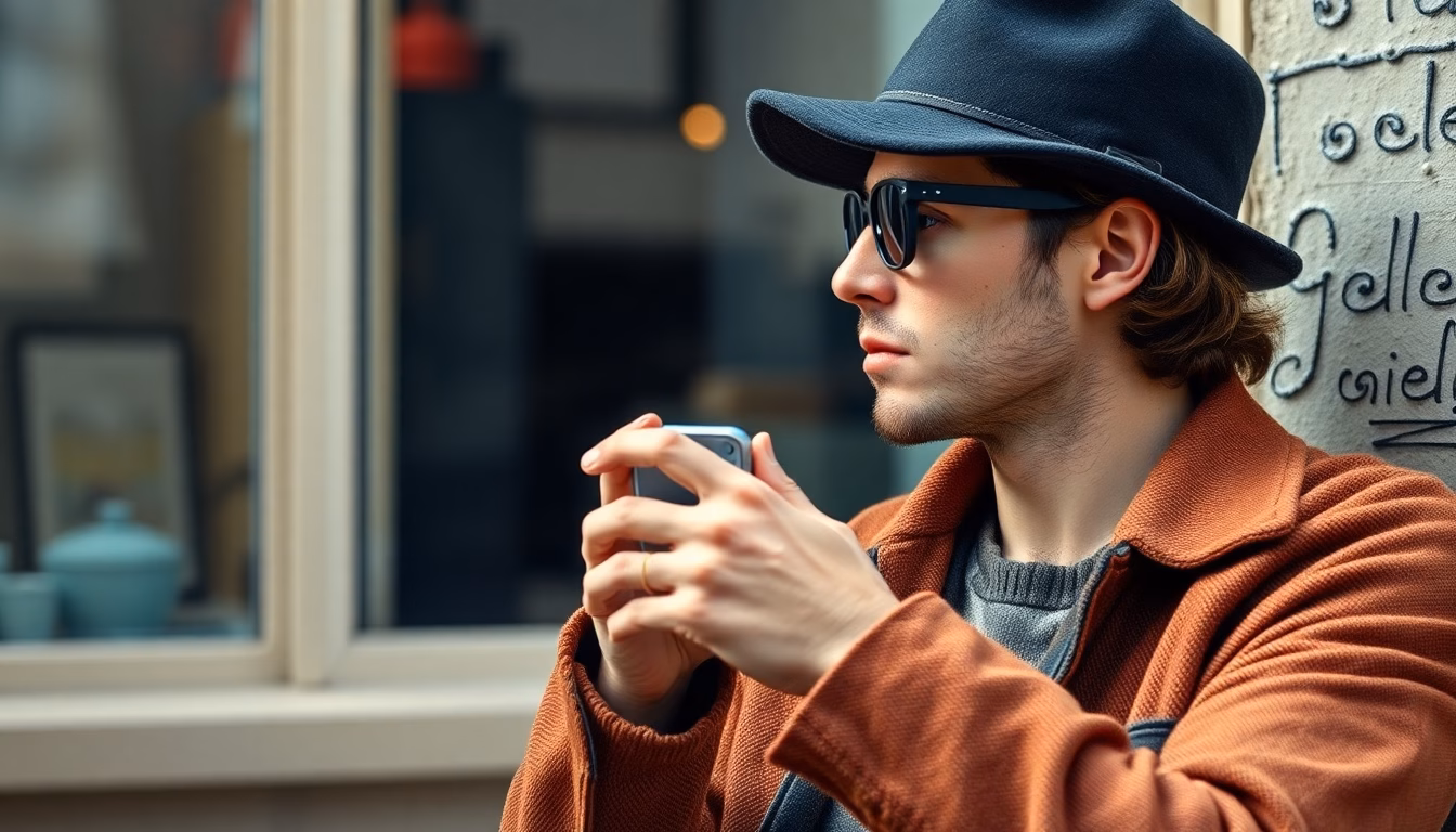 homme au style streetwear audacieux