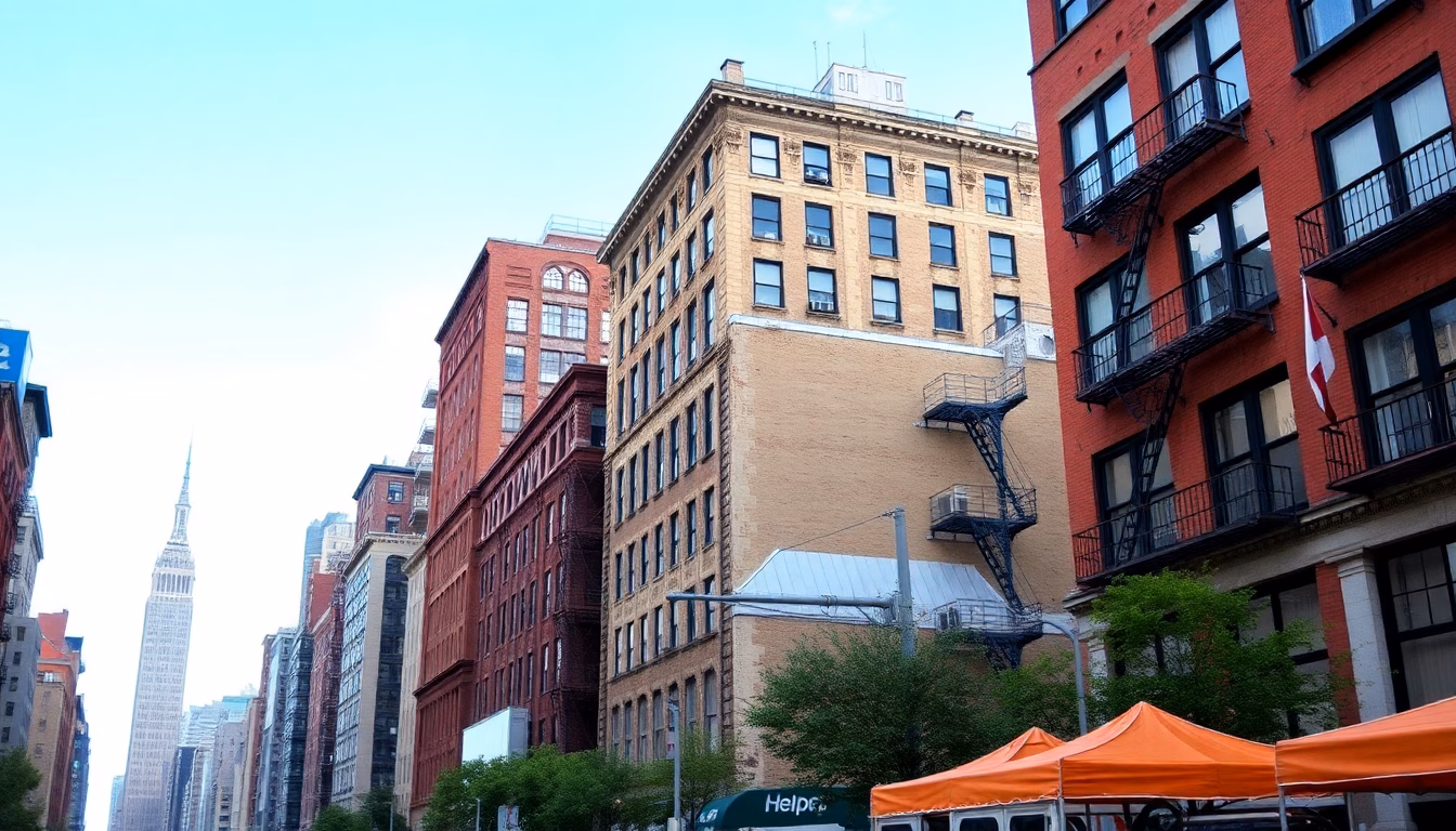 vue de New York avec touche originale