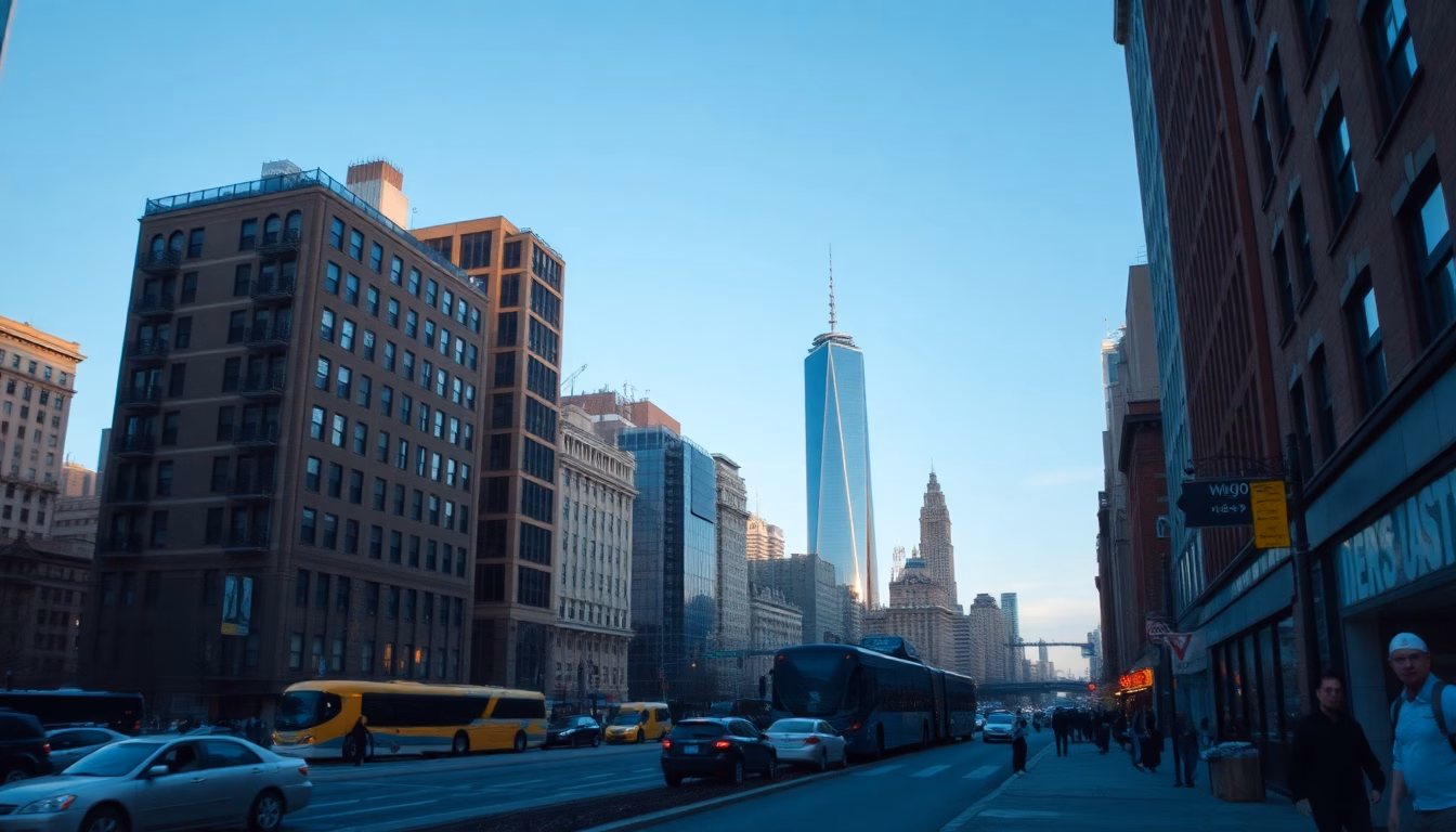Vue panoramique de New York avec lieux insolites