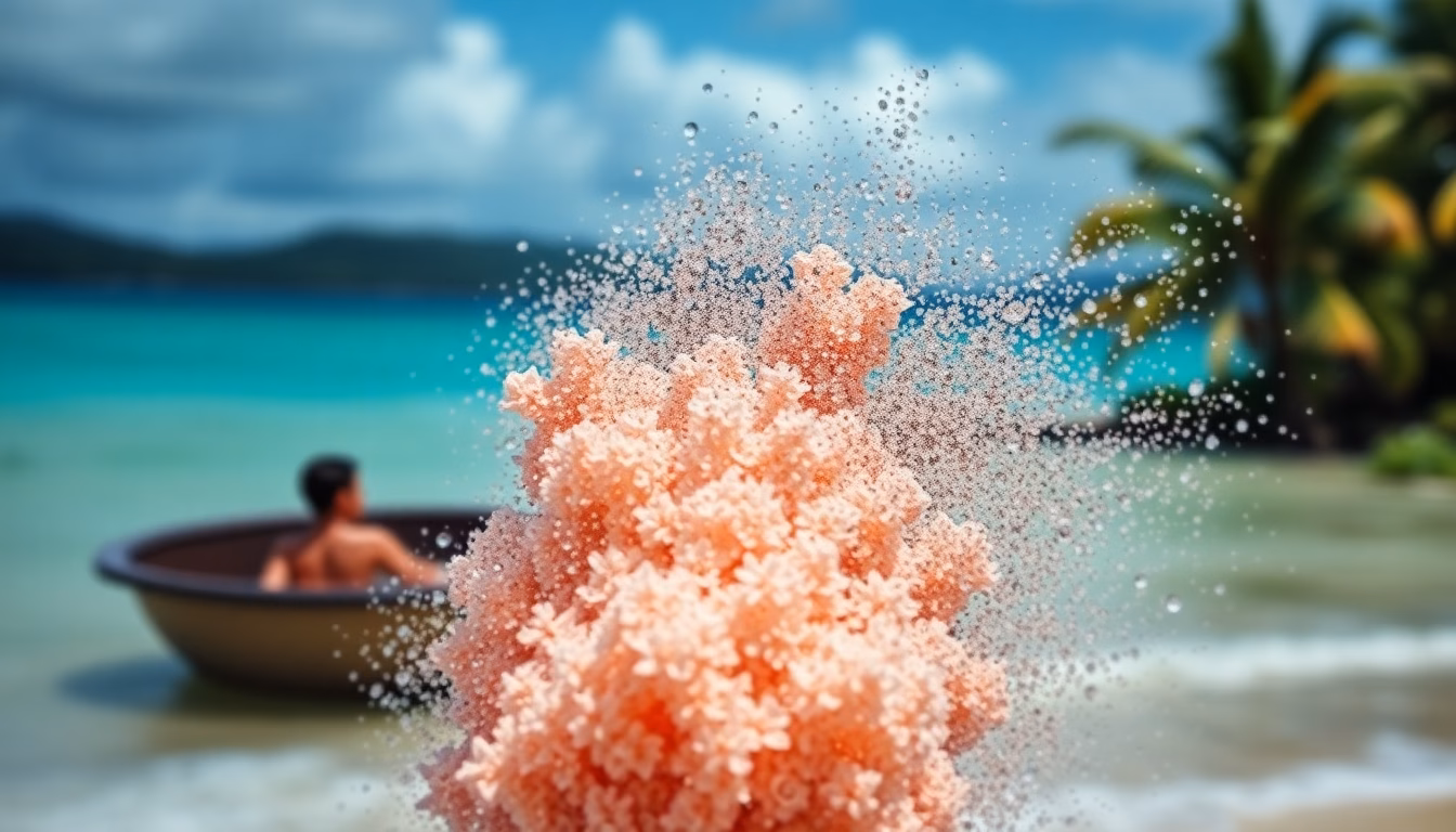 Carte satellite d'un ouragan sur la Jamaïque