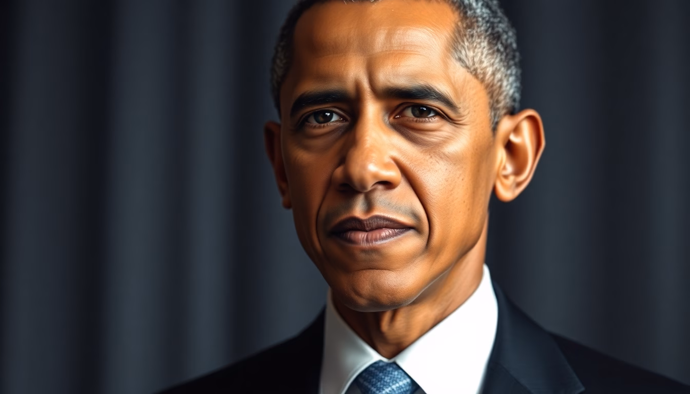 Barack Obama en plein discours