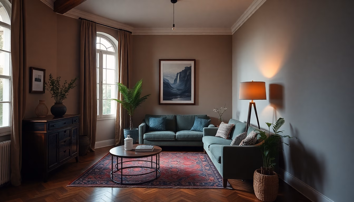 Salon élégant inspiré par Jean Reno